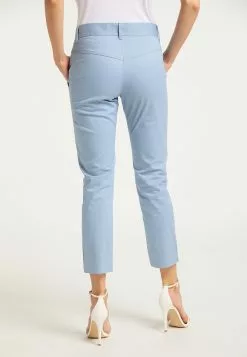 Pantalons En Toile Coupe Slim Pantalon Femme Bleu Clair -Magasin Vintage Dreimaster 58fe5ff72466915668fce0c98bb12557