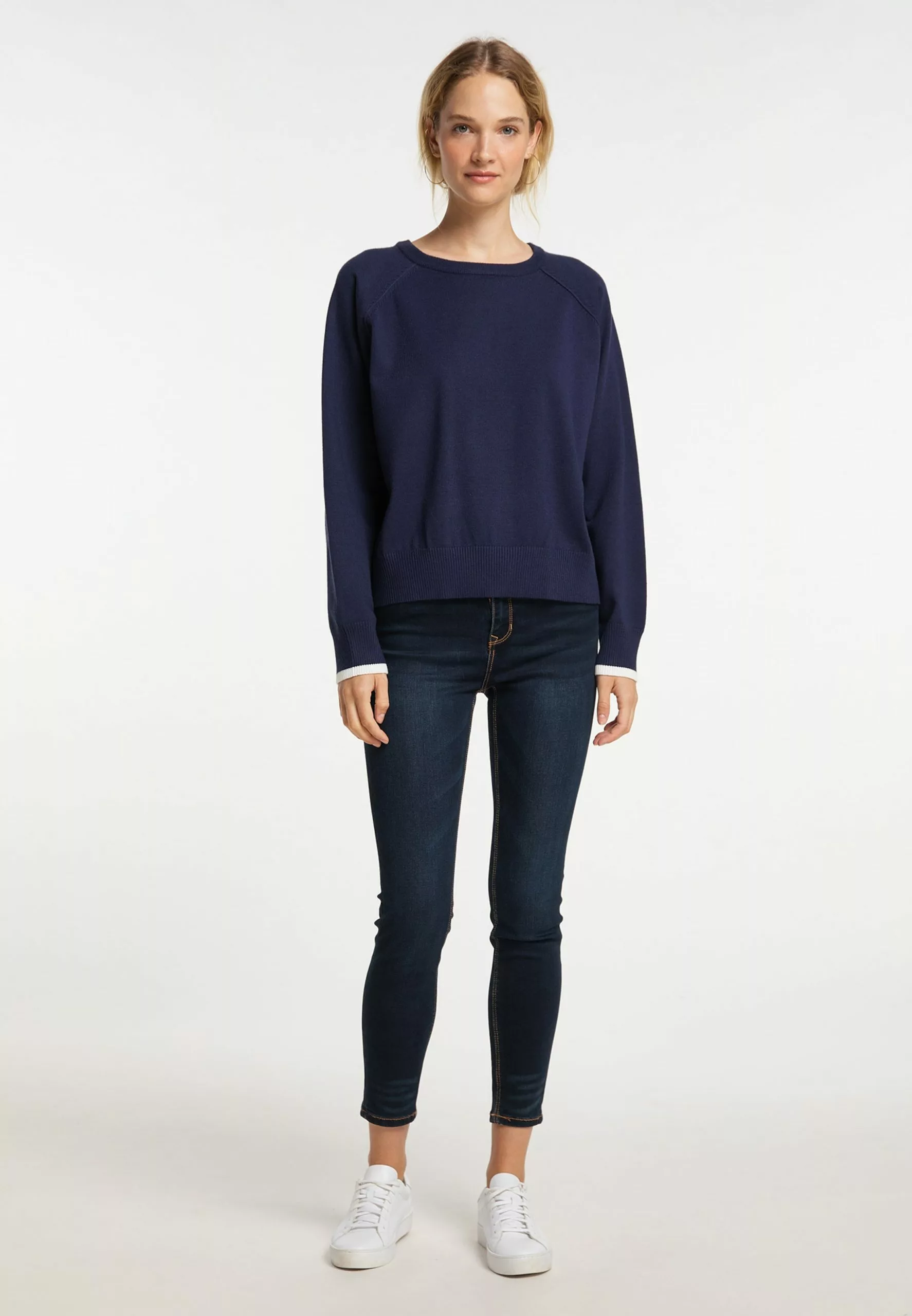 Pulls Basiques Pull-over Femme Marine 4 Pulls Basiques Pull-over Femme Marine – Image 4