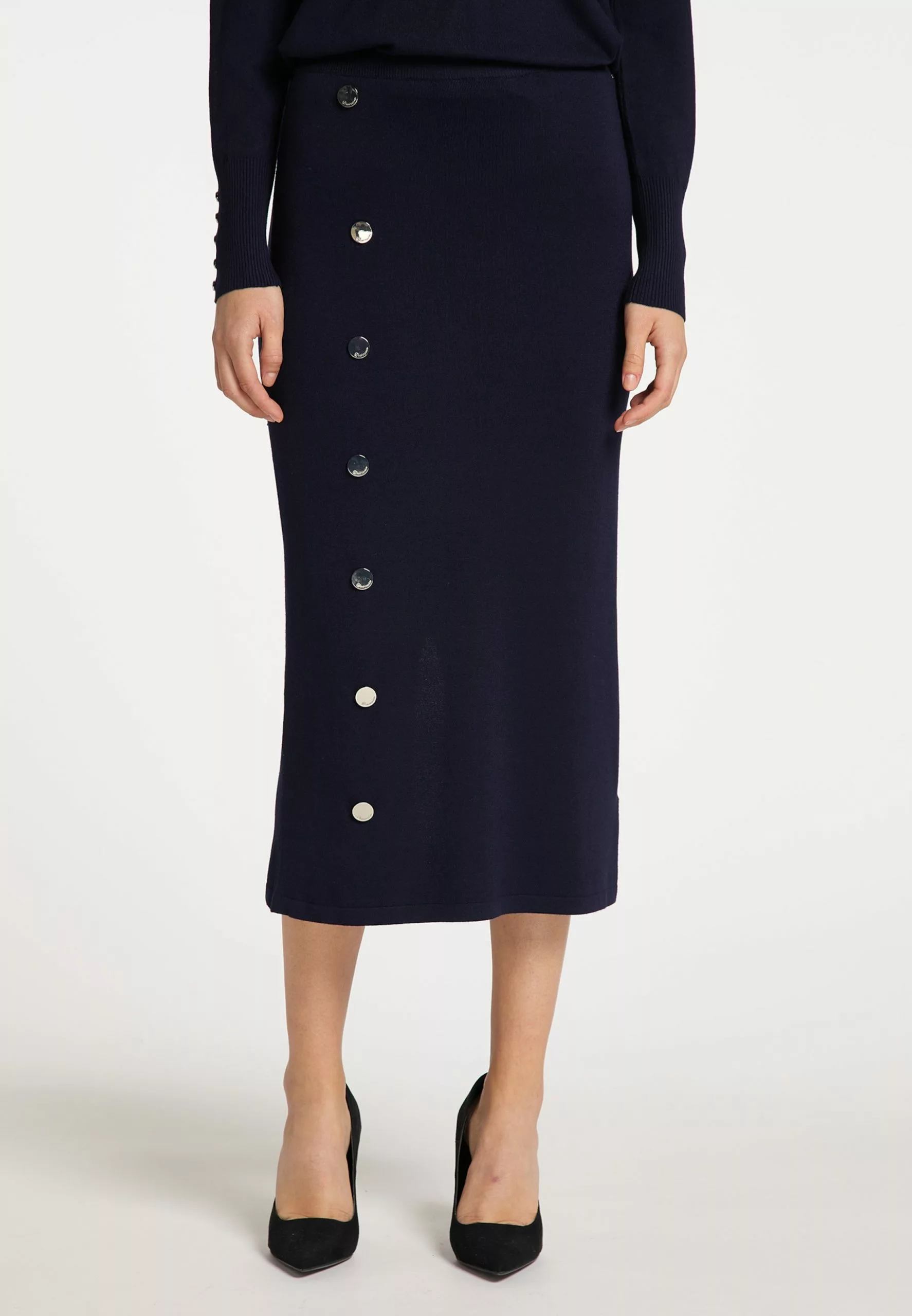 Jupes Midi Jupe Femme Marine 2 Jupes Midi Jupe Femme Marine – Image 2