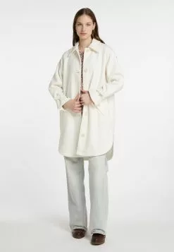 DreiMaster Vintage Manteaux De Mi-saison Manteau Mi-saison Femme Blanc Cassé -Magasin Vintage Dreimaster 5ae320bc11679ce24d109cd342a0cce3