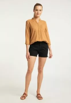 DreiMaster Vintage Shorts Regular Pantalon Femme Noir -Magasin Vintage Dreimaster 5b374dcdfac0b592154c6d2ceb880939