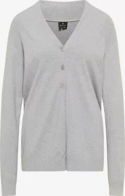 Gilets Cardigan Femme Gris Chiné