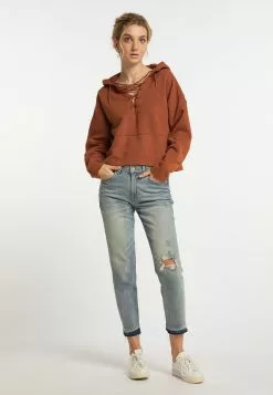 DreiMaster Vintage Sweats à Capuche Sweat-shirt Femme Rouille 8 DreiMaster Vintage Sweats à Capuche Sweat-shirt Femme Rouille -Magasin Vintage Dreimaster 5cccb6ef956708eebf8bdb7e790ab949