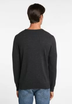 Pulls à Col Rond Pull-over Homme Anthracite -Magasin Vintage Dreimaster 5d56c9880cbf8fb0728b3eb85dfc7c4c
