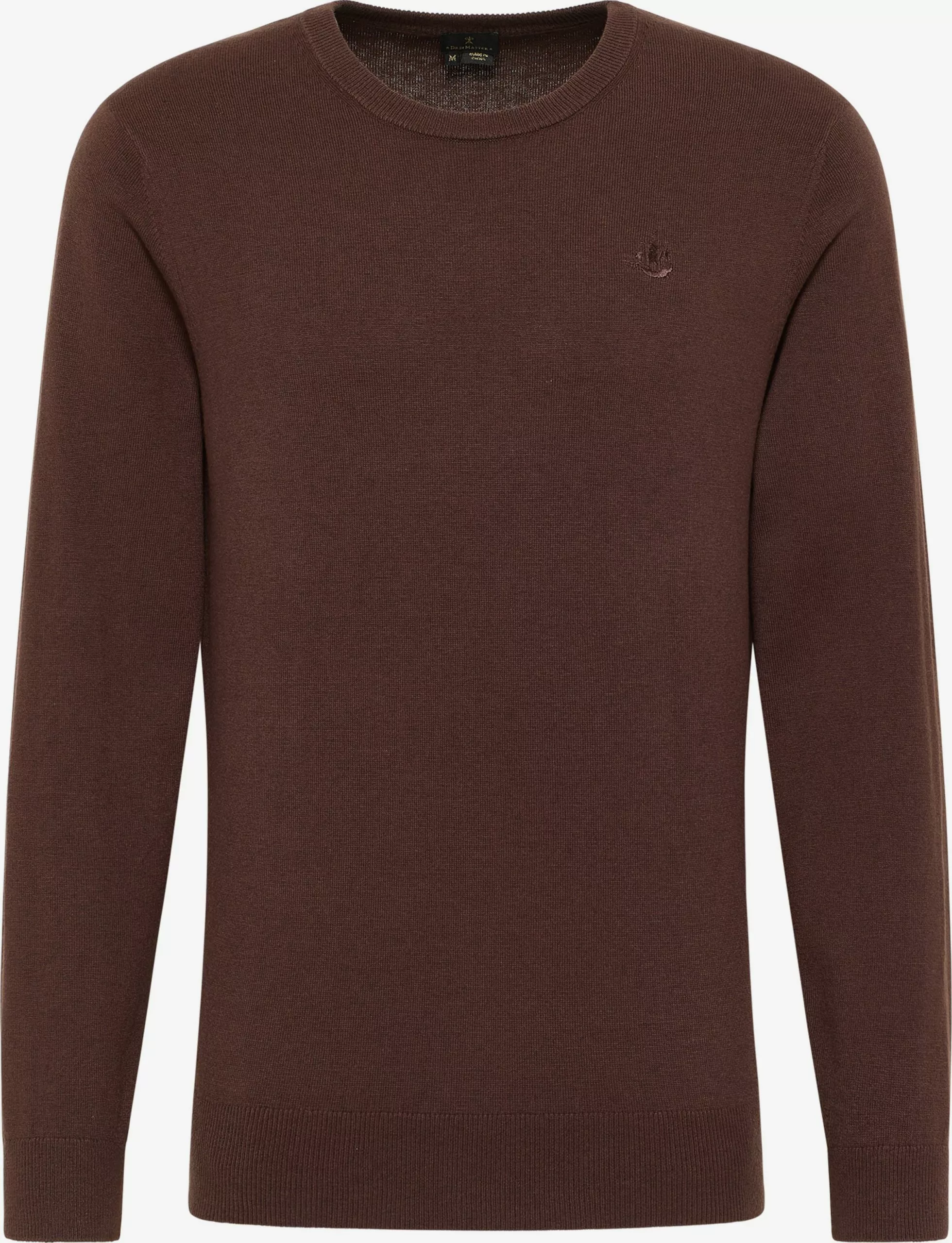 Pulls à Col Rond Pull-over Homme Brun Foncé 1 Pulls à Col Rond Pull-over Homme Brun Foncé