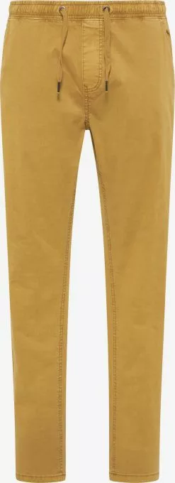 DreiMaster Vintage Chinos Coupe Slim Pantalon Chino Homme Curry