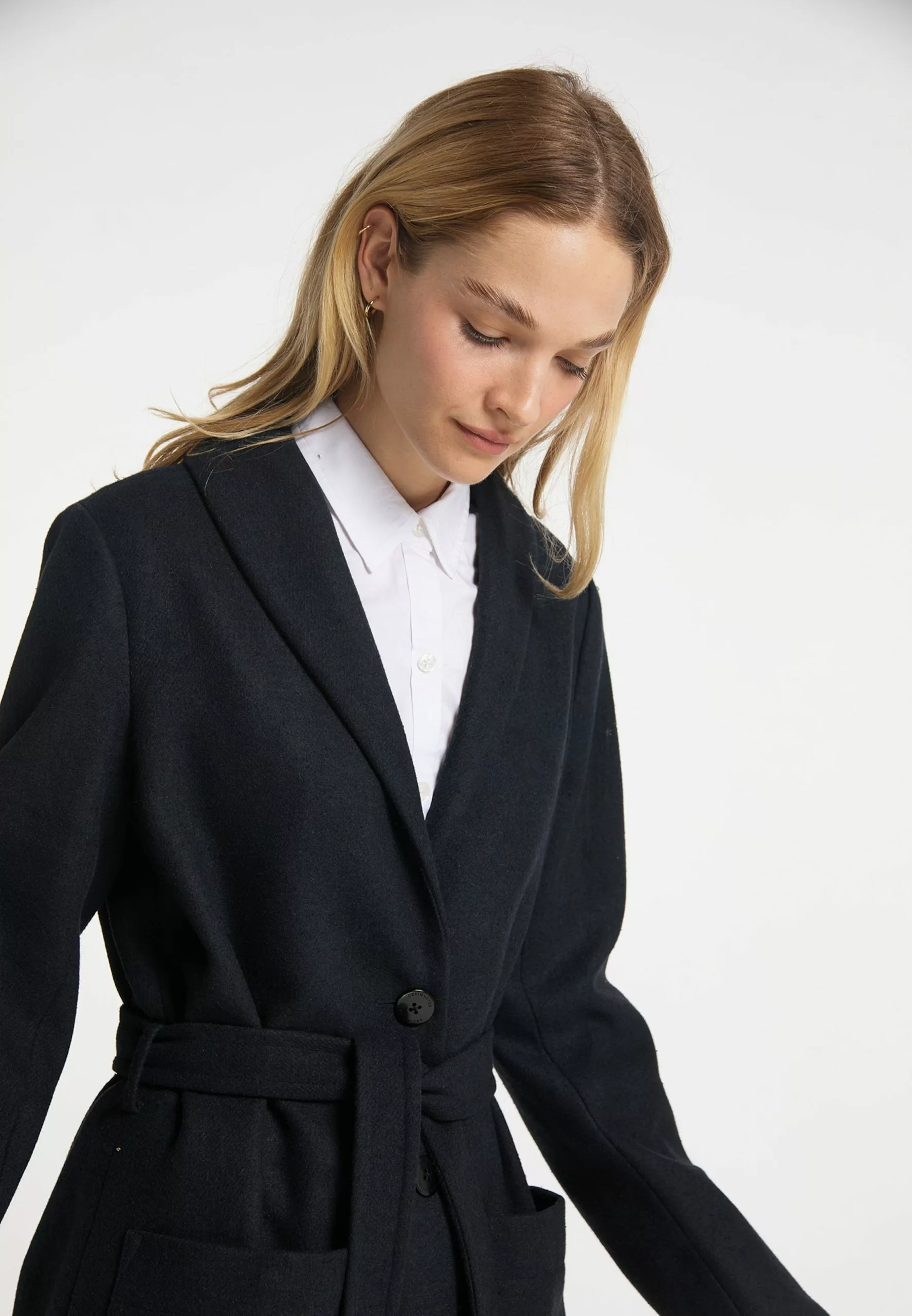 Manteaux De Mi-saison Manteau Mi-saison Femme Bleu Outremer 5 Manteaux De Mi-saison Manteau Mi-saison Femme Bleu Outremer – Image 5