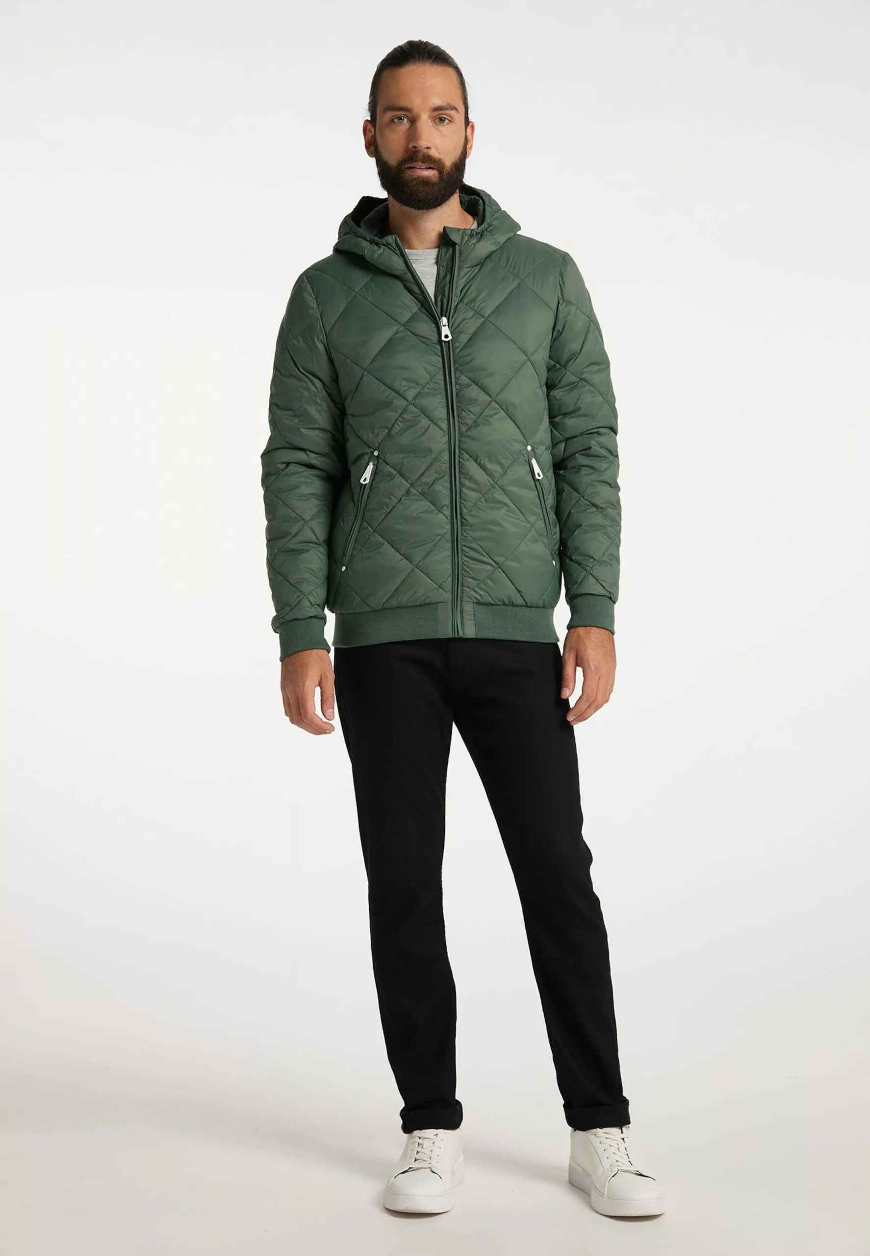 Vestes De Mi-saison Veste Mi-saison Homme Vert 4 Vestes De Mi-saison Veste Mi-saison Homme Vert – Image 4