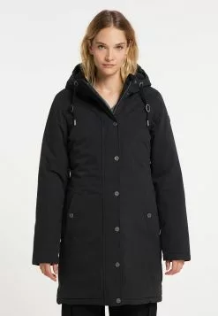 DreiMaster Vintage Manteaux De Pluie Manteau Fonctionnel Femme Noir -Magasin Vintage Dreimaster 6216788f5be47903ff9a7297c70b7374