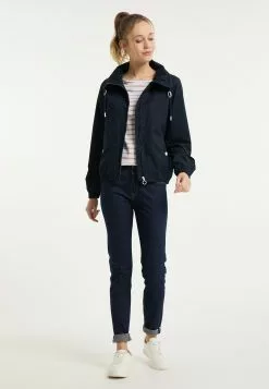 Vestes De Mi-saison Veste Mi-saison Femme Bleu Marine -Magasin Vintage Dreimaster 6359eab2199a4a13ef1523d626522644