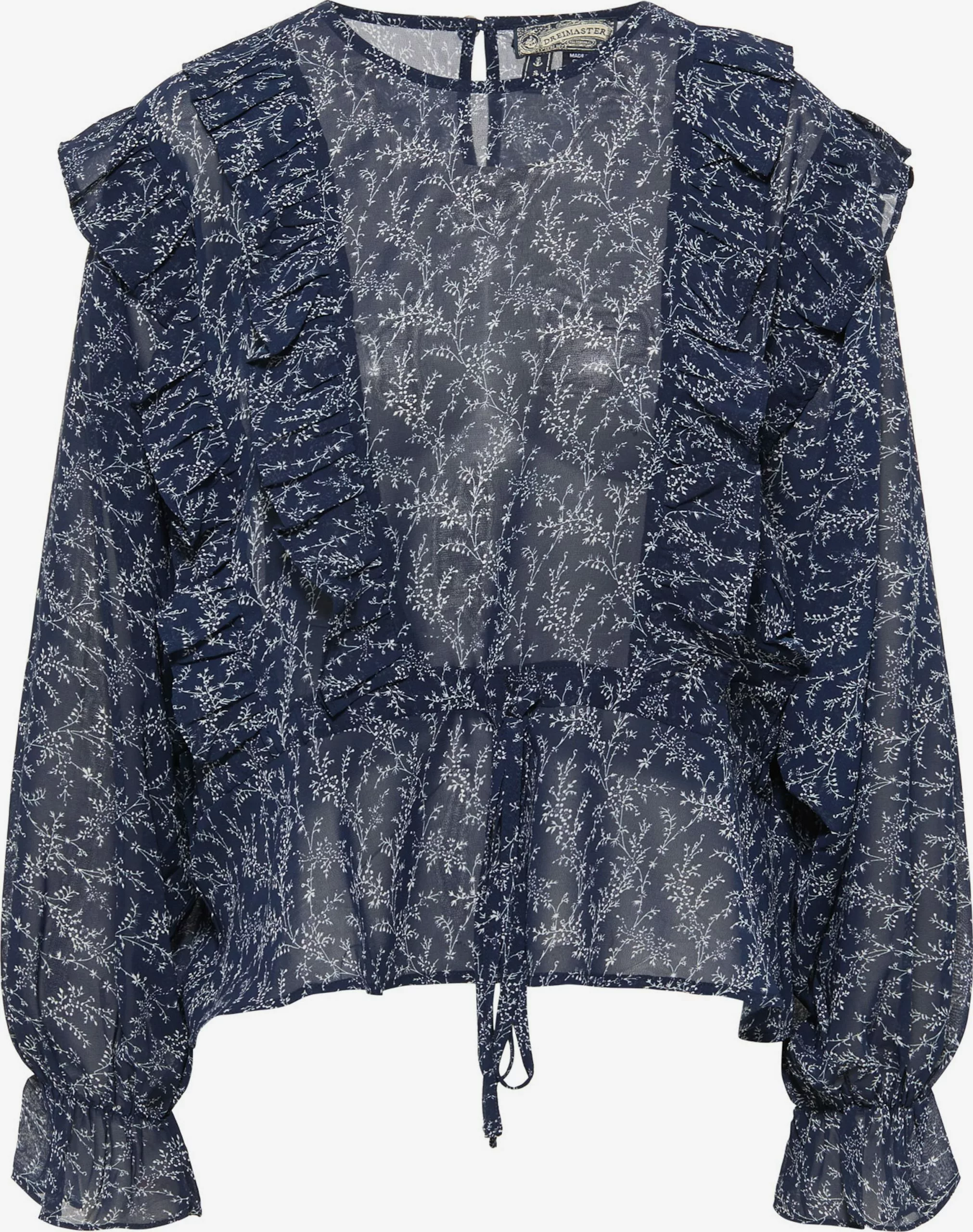 DreiMaster Vintage Hauts Chemisier Femme Marine 1 DreiMaster Vintage Hauts Chemisier Femme Marine