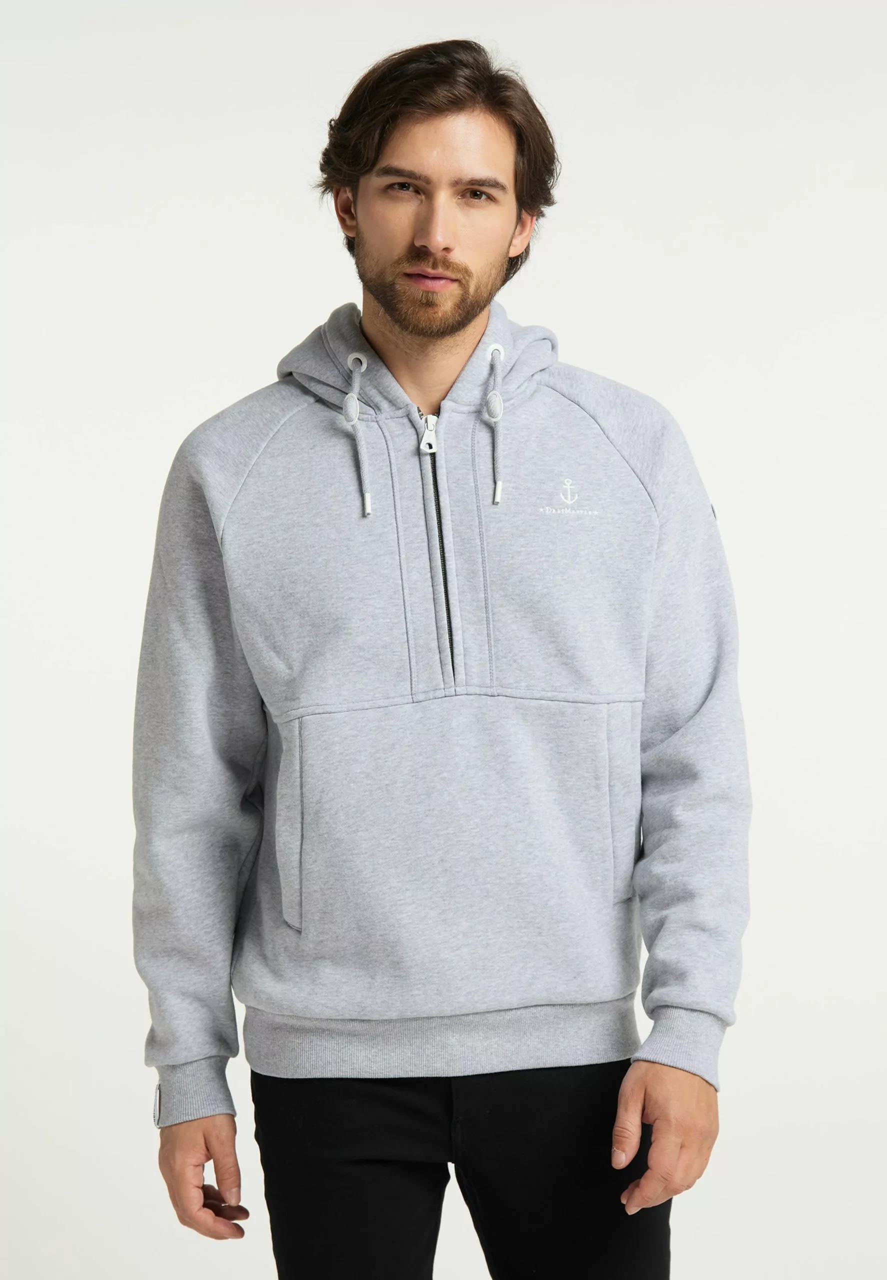 Sweats à Capuche Sweat-shirt Homme Gris Chiné 2 Sweats à Capuche Sweat-shirt Homme Gris Chiné – Image 2