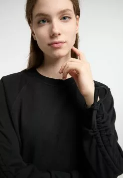 Sweats Sweat-shirt Bridgeport Femme Noir -Magasin Vintage Dreimaster 64c8d8cc2a1566e7311076ebf55ea7ac