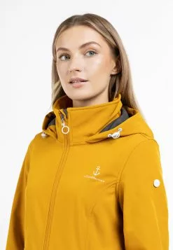 Vestes De Mi-saison Veste Mi-saison Femme Jaune Foncé -Magasin Vintage Dreimaster 6533ca362861be0be9943c41c67cc6c4