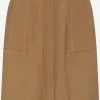 DreiMaster Vintage Jupes Midi Jupe Femme Noisette
