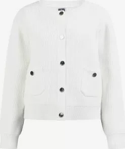Gilets Cardigan Palpito Femme Blanc Cassé