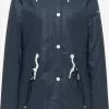 Manteaux De Pluie Manteau Mi-saison Femme Marine