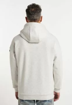 DreiMaster Vintage Sweats à Capuche Sweat-shirt Homme Blanc Chiné -Magasin Vintage Dreimaster 682db3d42e375c19c575b66ca446b67f