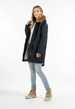 DreiMaster Vintage Parkas Parka D’hiver Femme Marine -Magasin Vintage Dreimaster 683847e09e39aafdd22f5768ea774268