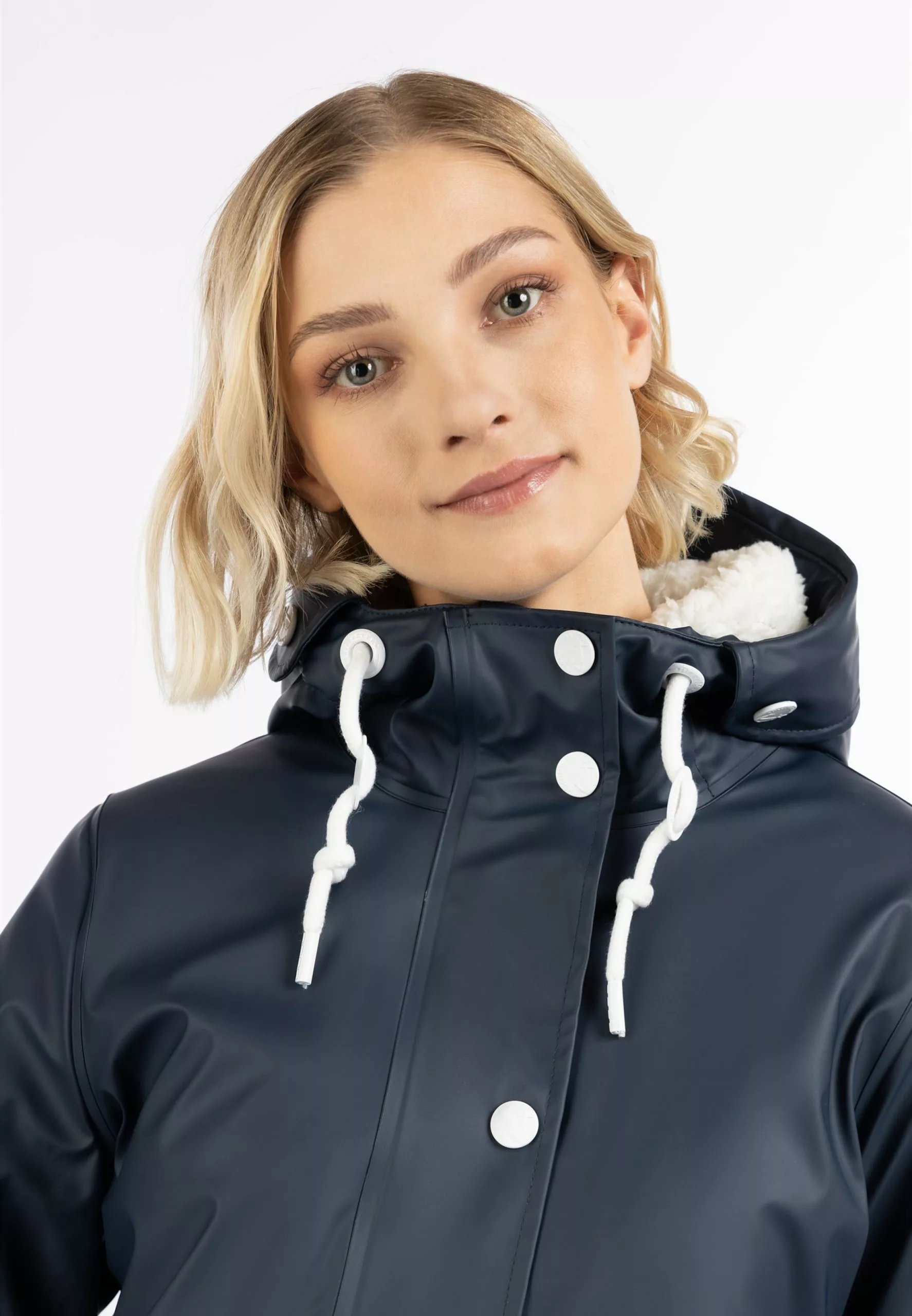 Manteaux De Pluie Manteau Fonctionnel Femme Marine 5 Manteaux De Pluie Manteau Fonctionnel Femme Marine – Image 5