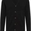 Gilets Vestes En Maille Homme Noir