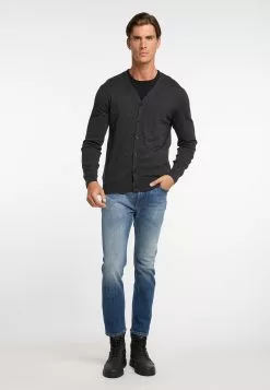 Gilets Vestes En Maille Homme Gris Foncé -Magasin Vintage Dreimaster 6910ecb464eacf4b61c88ee9f493a537