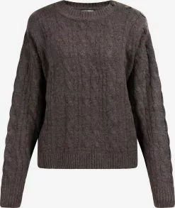 DreiMaster Vintage Pulls Maille Fine Pull-over Zitha Femme Taupe