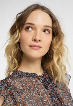 DreiMaster Vintage Blouses à Manches Courtes Chemisier Femme Mélange De Couleurs 9 DreiMaster Vintage Blouses à Manches Courtes Chemisier Femme Mélange De Couleurs -Magasin Vintage Dreimaster 6be3b0350aab281d6608dd99b343c3ea