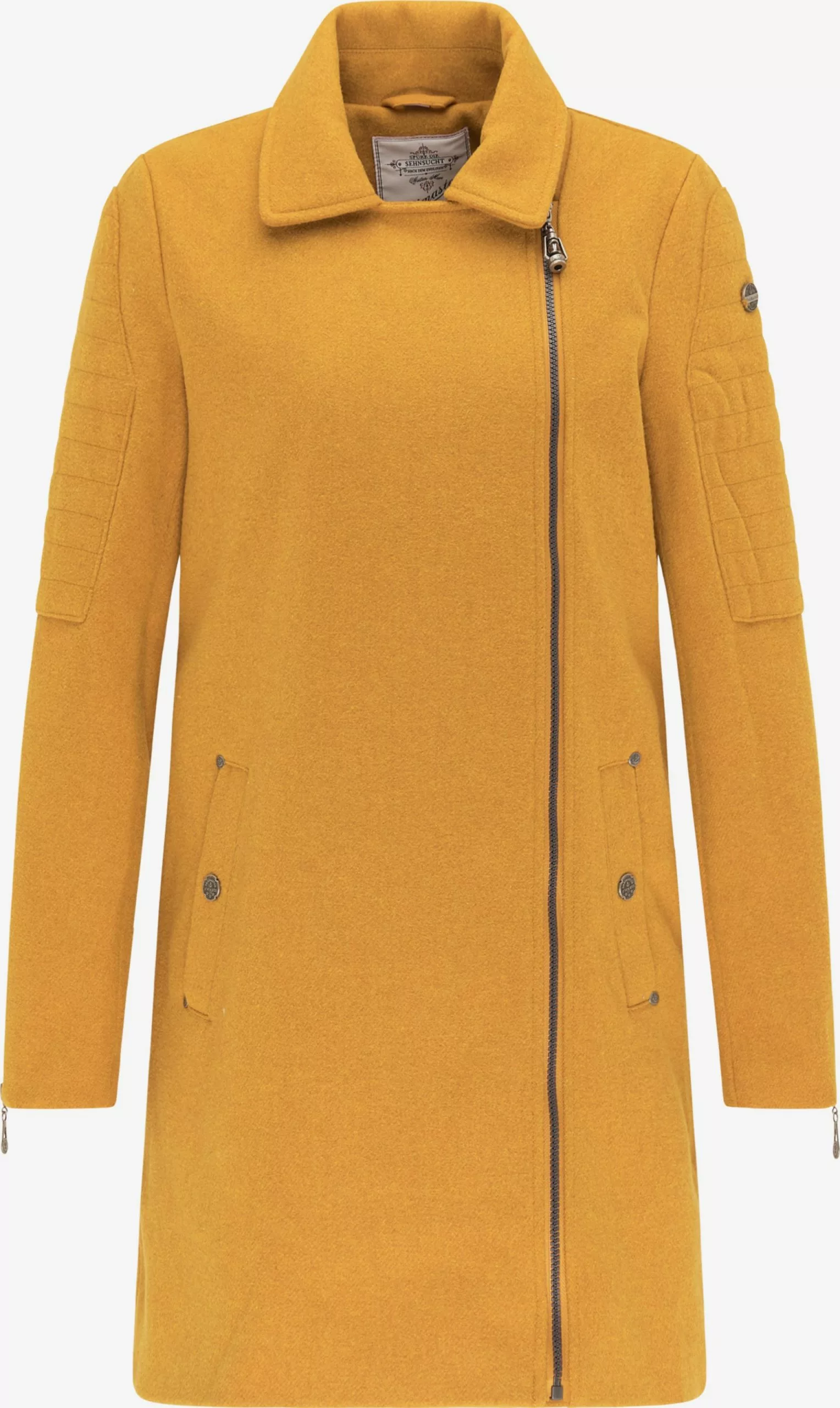 DreiMaster Vintage Manteaux De Mi-saison Manteau Mi-saison Femme Jaune Dor 1 DreiMaster Vintage Manteaux De Mi-saison Manteau Mi-saison Femme Jaune Dor