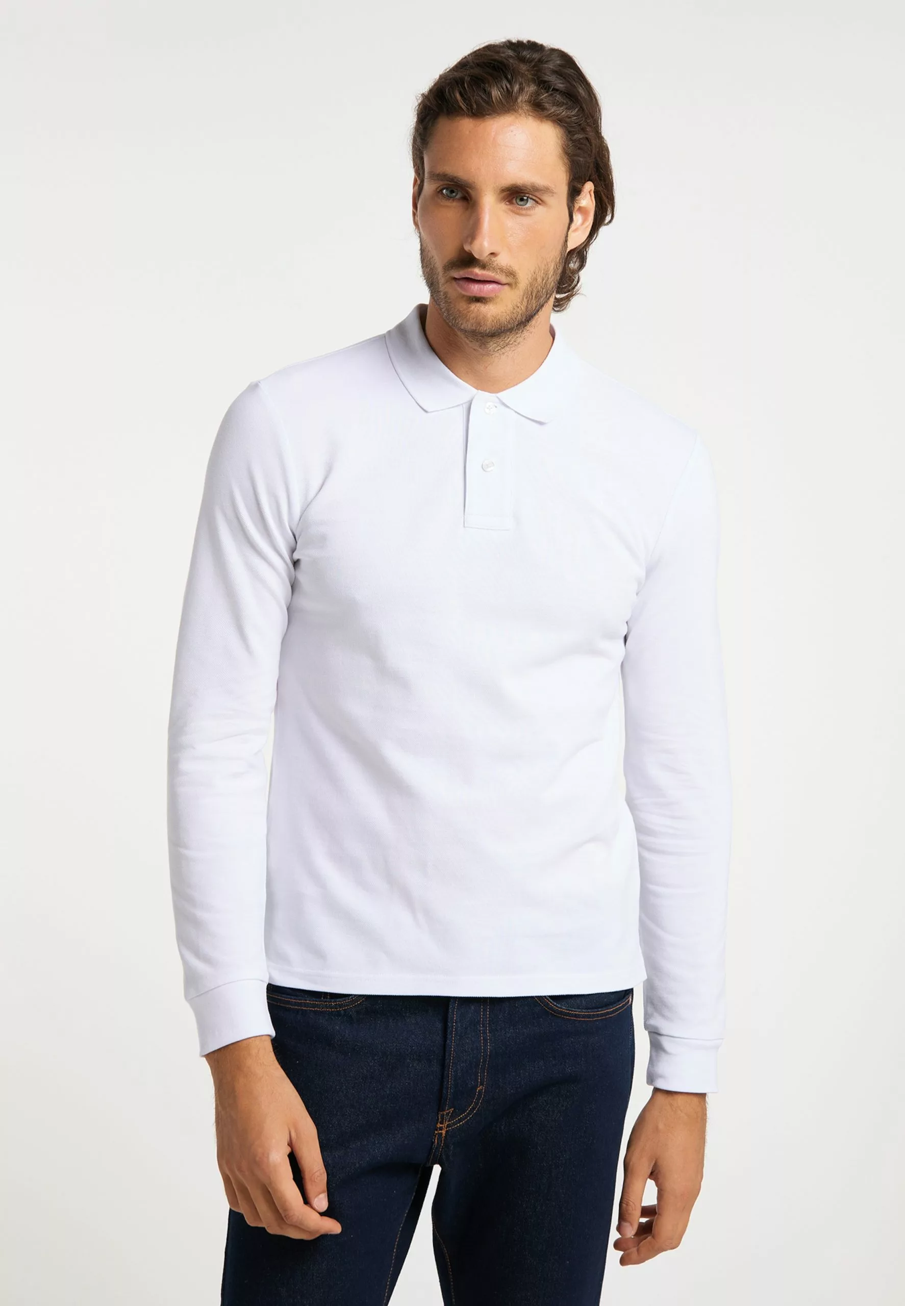 T-shirts à Manches Longues T-Shirt Homme Blanc 2 T-shirts à Manches Longues T-Shirt Homme Blanc – Image 2