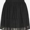 DreiMaster Vintage Mini-jupes Jupe Femme Noir