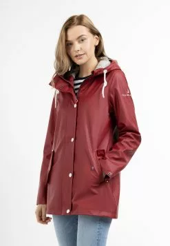 Vestes De Mi-saison Veste Mi-saison Femme Rouge Foncé -Magasin Vintage Dreimaster 6d3ca18ca5b64949a74077f629c20f3a