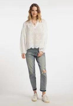 DreiMaster Vintage Hauts Chemisier Femme Blanc 8 DreiMaster Vintage Hauts Chemisier Femme Blanc -Magasin Vintage Dreimaster 6da3a79db3c4f0cdee23550d7fe5f135