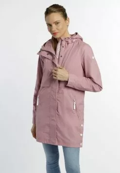 Manteaux De Pluie Manteau Mi-saison Femme Rose -Magasin Vintage Dreimaster 6fc6f7054edfad334f611611df93b193