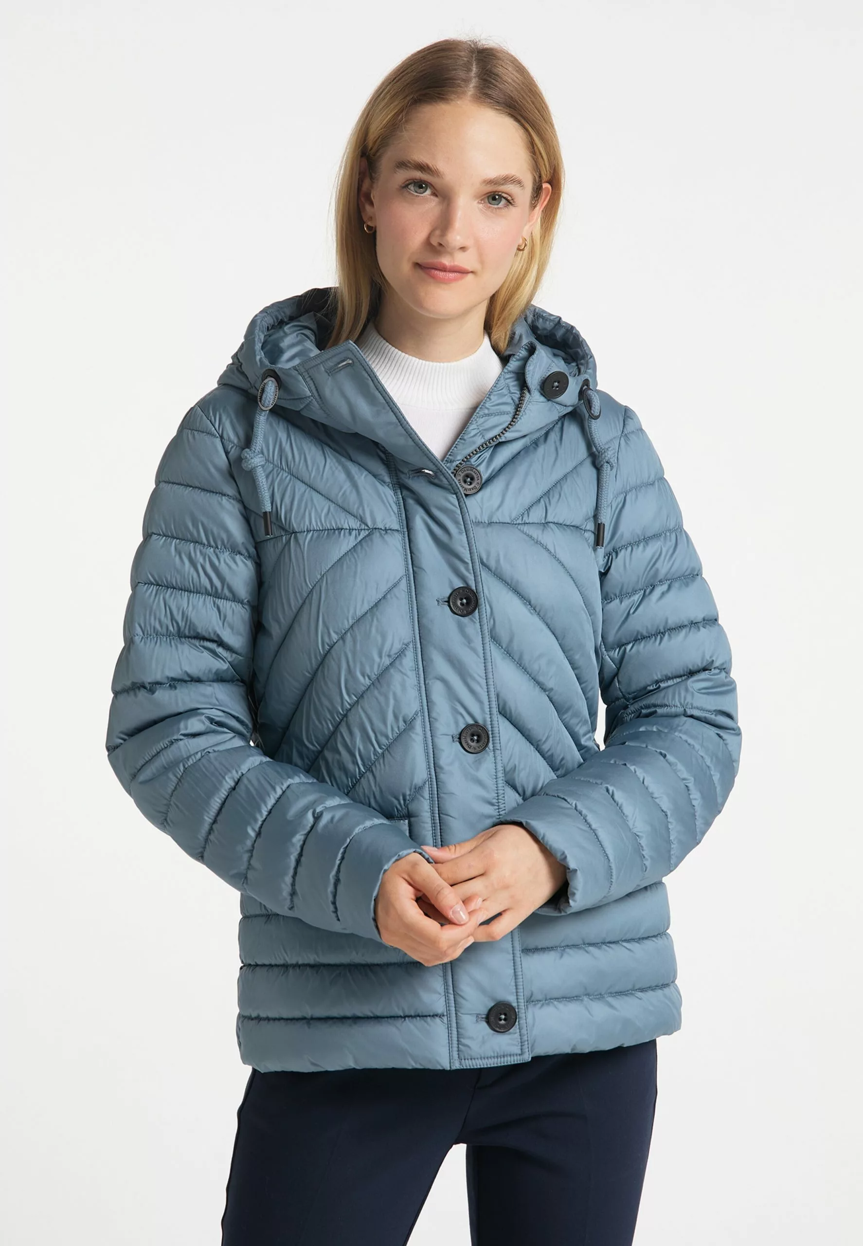 Vestes Dhiver Veste D’hiver Femme Bleu Fumé 2 Vestes Dhiver Veste D’hiver Femme Bleu Fumé – Image 2