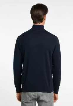 Pulls à Col Roulé Pull-over Markani Homme Marine -Magasin Vintage Dreimaster 7233bb4b7fd887b20ea3ec60ff52d708