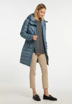 Manteaux Dhiver Manteau D’hiver Femme Bleu Fumé -Magasin Vintage Dreimaster 7264c596d8a805e002f58d671e2b4782