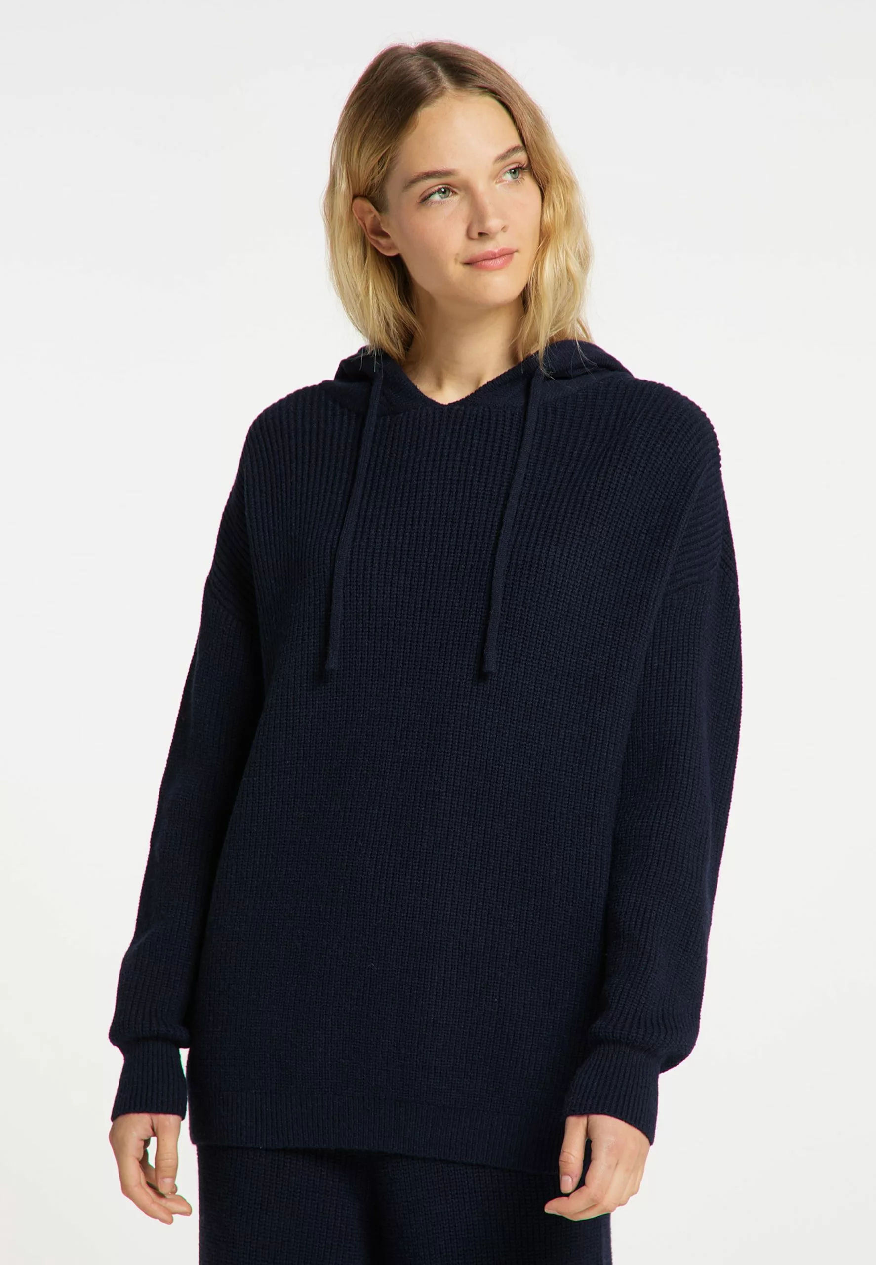 DreiMaster Vintage Pulls à Capuche Pull-over Femme Marine 2 DreiMaster Vintage Pulls à Capuche Pull-over Femme Marine – Image 2