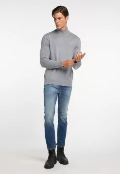 Pulls à Col Roulé Pull-over Markani Homme Gris Chiné -Magasin Vintage Dreimaster 73dd054f1dda08adf6d89969b8e0673d