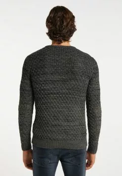 DreiMaster Vintage Pulls à Col Rond Pull-over Homme Gris Foncé / Noir 6 DreiMaster Vintage Pulls à Col Rond Pull-over Homme Gris Foncé / Noir -Magasin Vintage Dreimaster 7494a789c64e3f0c79923e0b69c04399