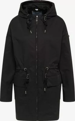 DreiMaster Vintage Parkas Parka Mi-saison Femme Noir