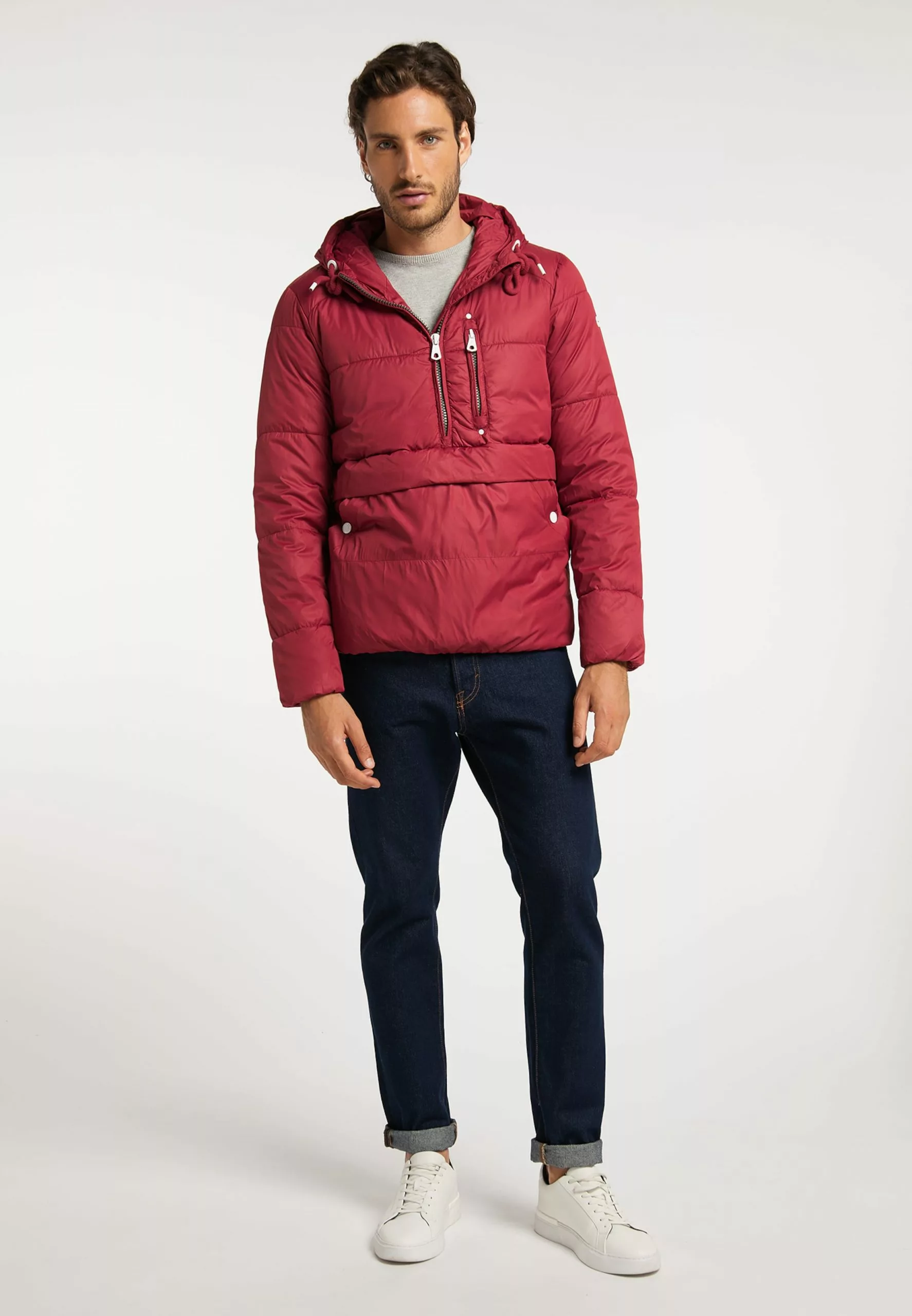 Vestes Dhiver Veste D’hiver Homme Rouge Carmin 4 Vestes Dhiver Veste D’hiver Homme Rouge Carmin – Image 4