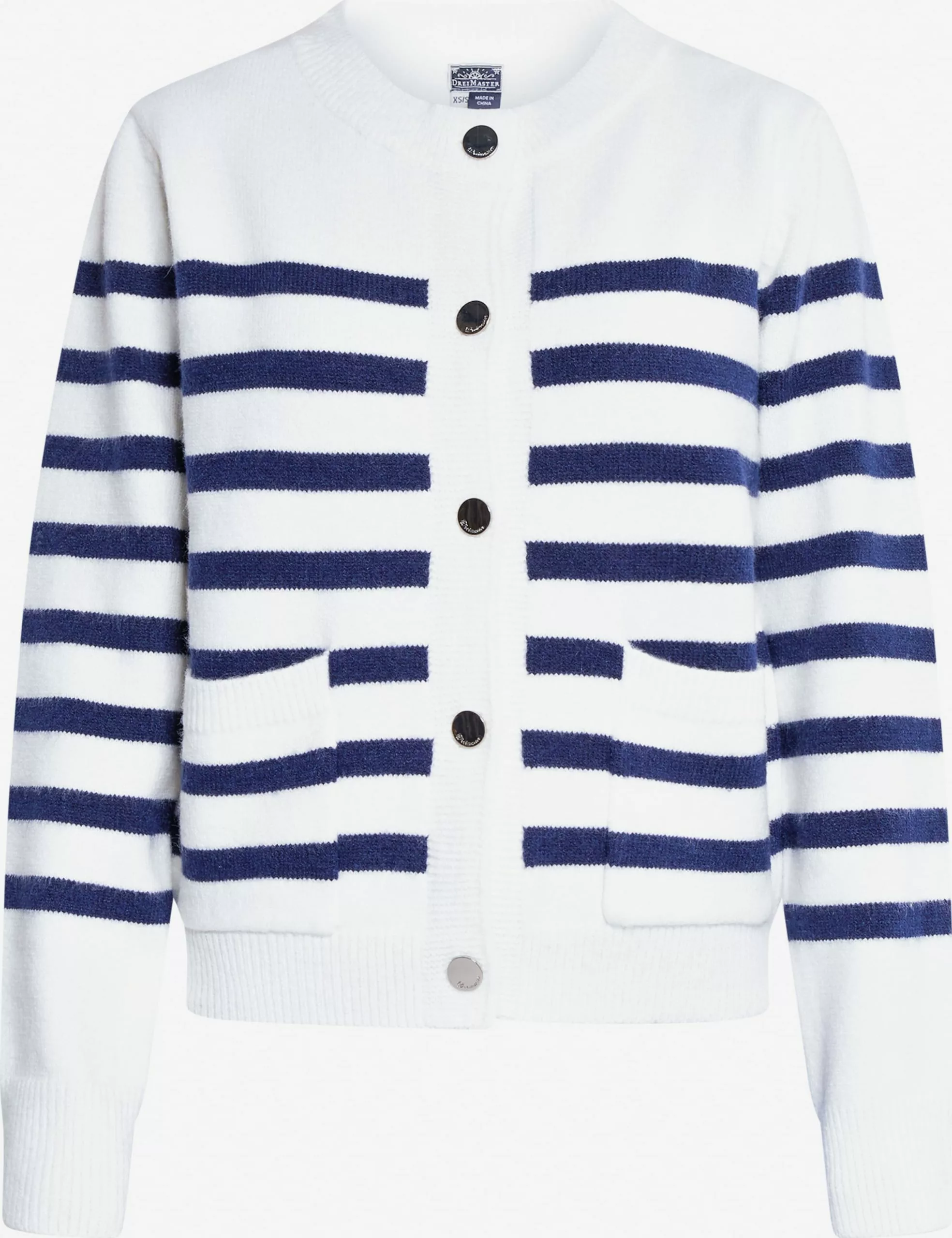 Gilets Cardigan Palpito Femme Marine / Blanc Cassé 1 Gilets Cardigan Palpito Femme Marine / Blanc Cassé
