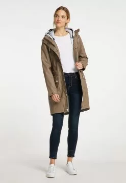 Manteaux De Pluie Manteau Mi-saison Femme Noisette -Magasin Vintage Dreimaster 77a5bbb4293e3f79ca7dc26da7d94888