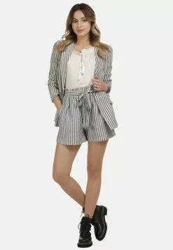 DreiMaster Vintage Blazers Classiques Blazer Femme Gris / Blanc -Magasin Vintage Dreimaster 77b6737c0fa7227dcc365d20fd33d8e3