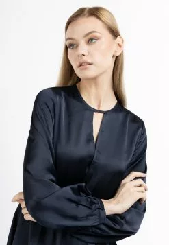 Robes De Soirée Robe De Soirée Femme Bleu Marine -Magasin Vintage Dreimaster 78b2001e49a9babbf014e1ec63e115f2