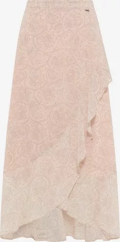 DreiMaster Vintage Jupes Longues Jupe Femme Rose