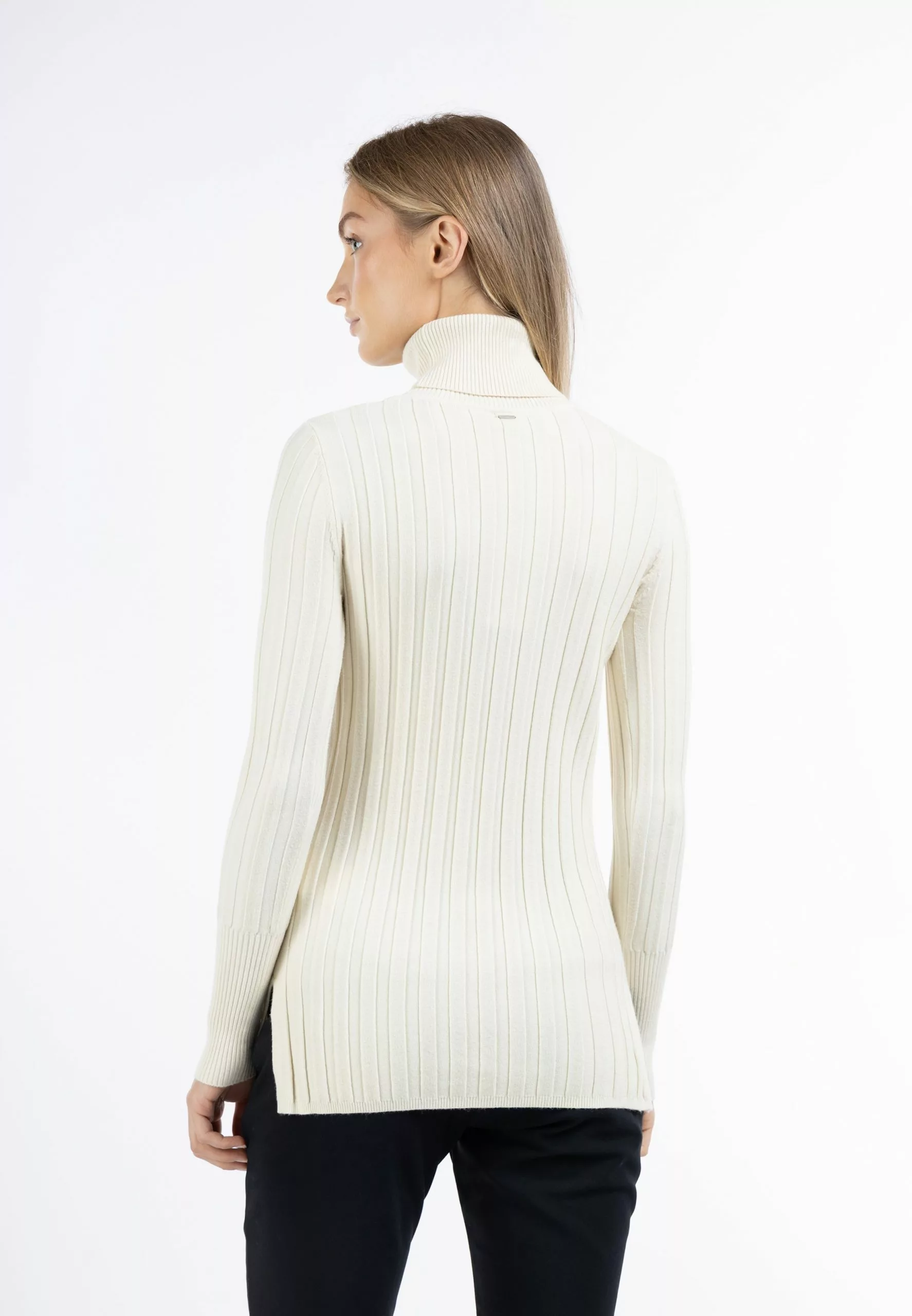 Pulls à Col Roulé Pull-over Iridia Femme Beige Clair 3 Pulls à Col Roulé Pull-over Iridia Femme Beige Clair – Image 3