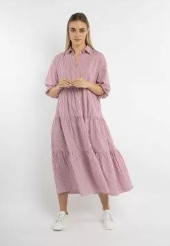 Robes Longues Robe Femme Rouge / Blanc -Magasin Vintage Dreimaster 7c731a031fb69c4168fc0a9ebf5b151a