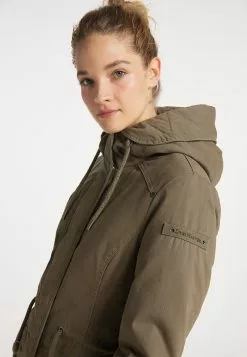 DreiMaster Vintage Parkas Parka D’hiver Femme Olive -Magasin Vintage Dreimaster 7d24ede2837dcdb82a8411240e909099